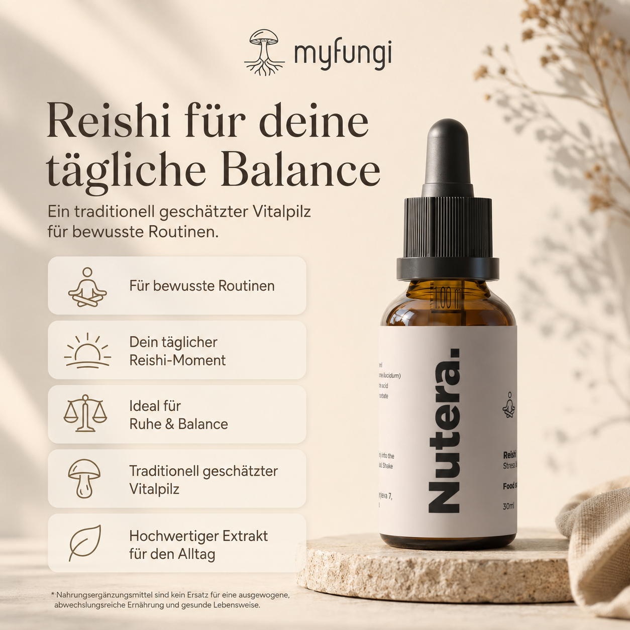 Reishi Extrakt Vorteile Wirkung
